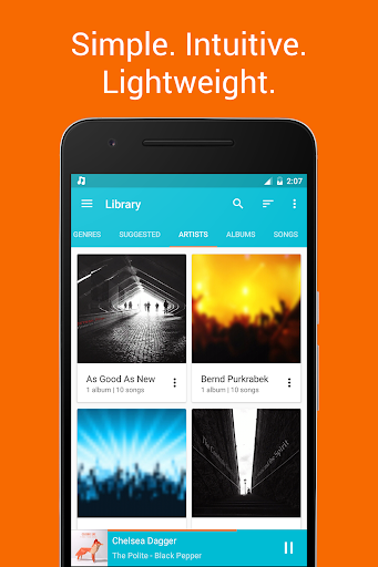 Shuttle Music Player - Image screenshot of android app