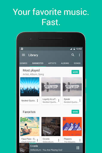 Shuttle Music Player (Legacy) - عکس برنامه موبایلی اندروید