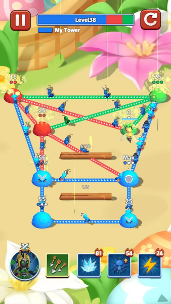 Ant Fight ۲: Tower War Games - عکس بازی موبایلی اندروید