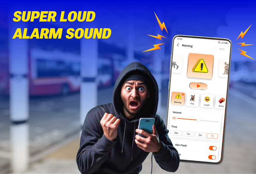 Anti Theft Alarm For Phone - عکس برنامه موبایلی اندروید
