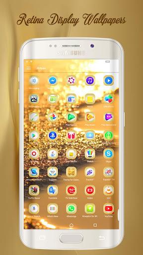 Theme for Galaxy S7 Gold - Image screenshot of android app