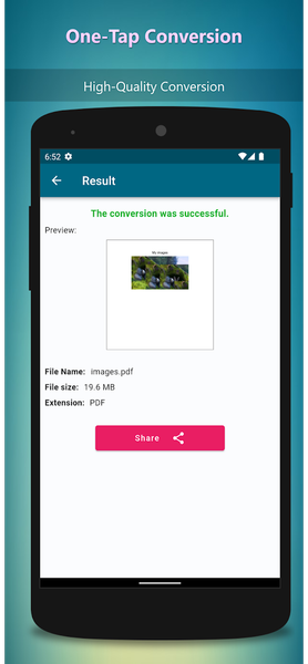 Photo to PDF: Convert to PDFs - Image screenshot of android app
