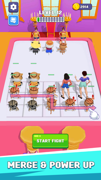 Merge Cat Master - Gameplay image of android game