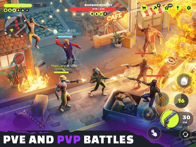 Epic Apes: MMO Survival - عکس بازی موبایلی اندروید