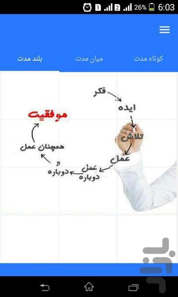 اهداف من - Image screenshot of android app