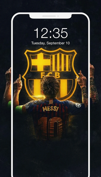 Soccer Lionel Messi wallpaper - Image screenshot of android app
