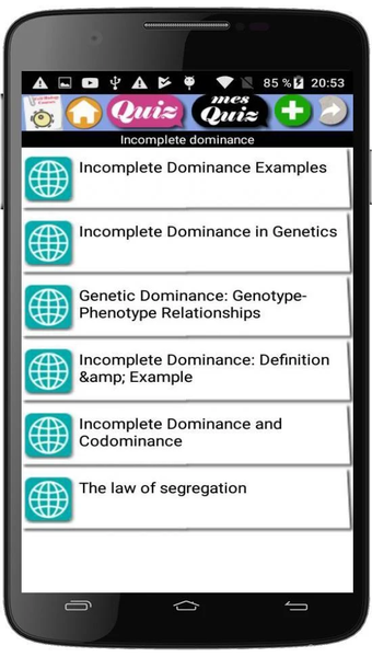 Cell Biology course - Image screenshot of android app