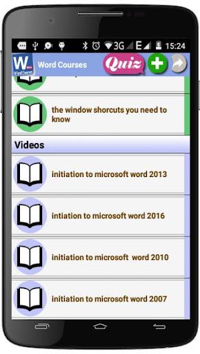 Word Courses - عکس برنامه موبایلی اندروید