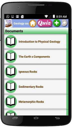 Geology courses - Image screenshot of android app