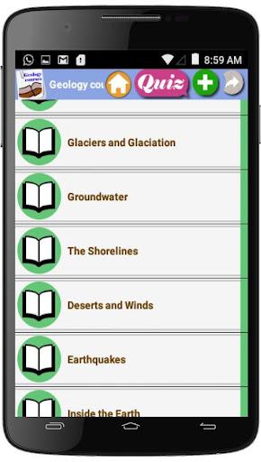 Geology courses - عکس برنامه موبایلی اندروید