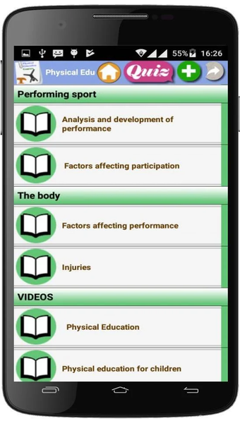 Physical Education course - عکس برنامه موبایلی اندروید