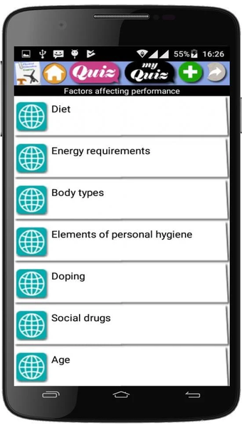 Physical Education course - Image screenshot of android app