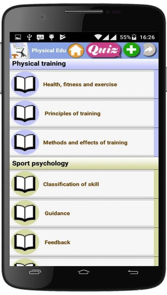 Physical Education course - عکس برنامه موبایلی اندروید