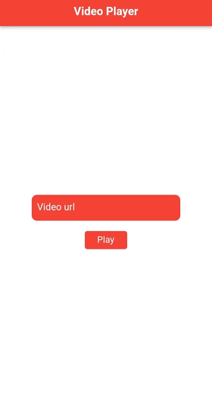 URL Video Player - Image screenshot of android app