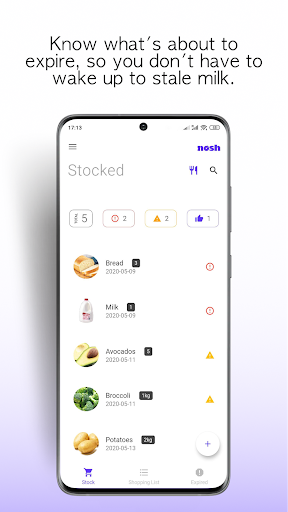 nosh - Reduce food waste - Image screenshot of android app