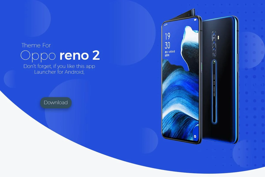 Theme for Oppo Reno 2 - عکس برنامه موبایلی اندروید