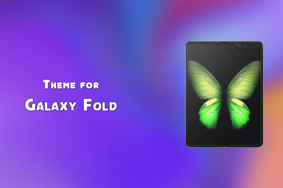 Theme for Samsung Galaxy Fold - Image screenshot of android app