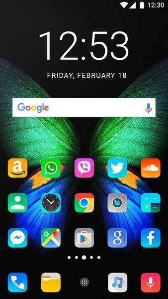 Theme for Samsung Galaxy Fold - Image screenshot of android app