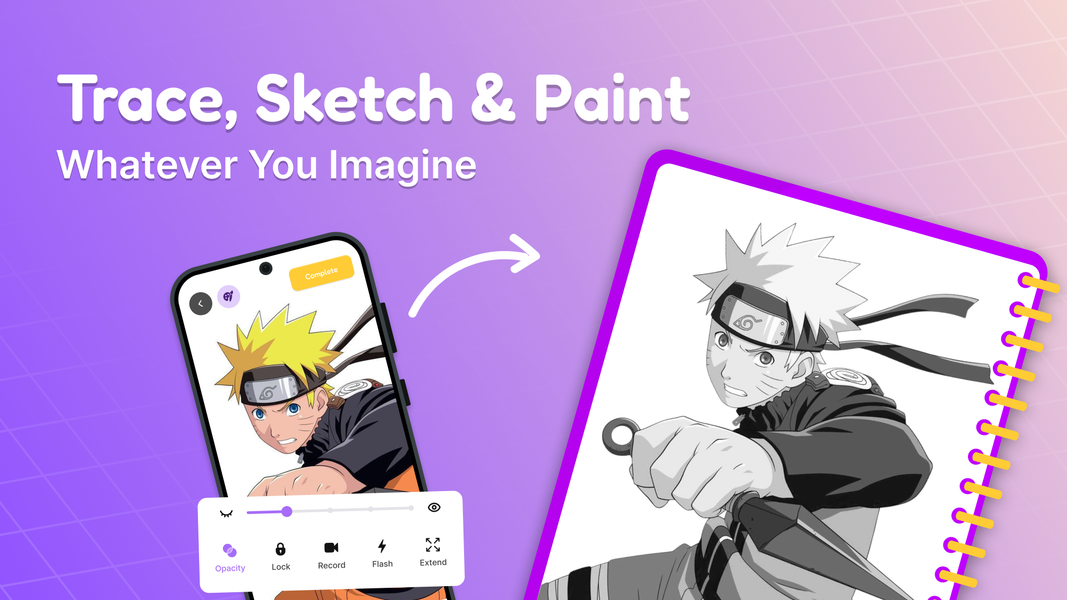 AR Drawing: Anime & Art Sketch - عکس برنامه موبایلی اندروید