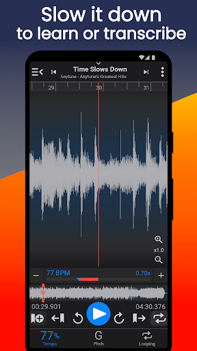 Anytune - Music Speed Changer - Image screenshot of android app