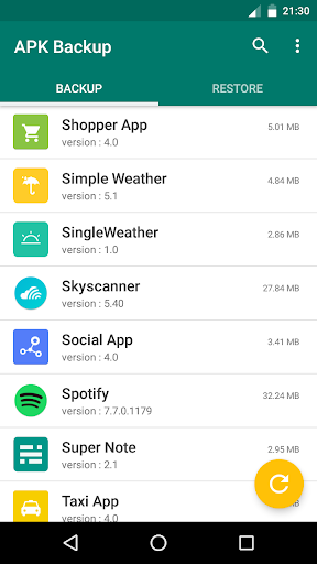APK Backup & App Recovery - Image screenshot of android app