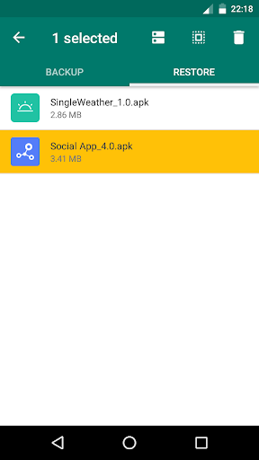 APK Backup & App Recovery - عکس برنامه موبایلی اندروید
