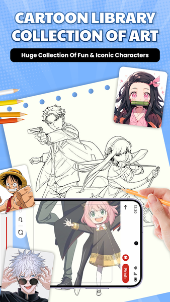 AR Drawing - Draw Anime Sketch - Image screenshot of android app
