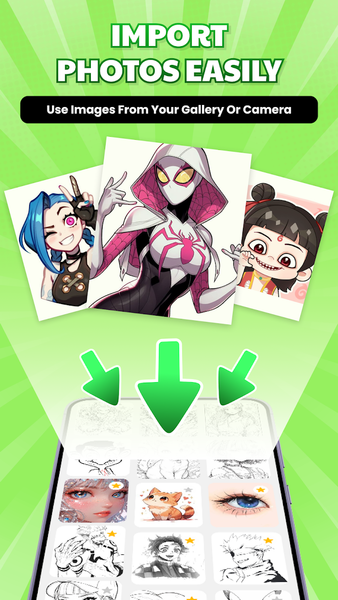 AR Drawing - Draw Anime Sketch - عکس برنامه موبایلی اندروید