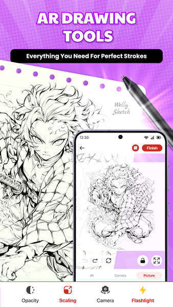 AR Drawing - Draw Anime Sketch - عکس برنامه موبایلی اندروید