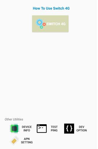 Lock 4G / LTE & 5G Switcher  & Other Utilities - Image screenshot of android app