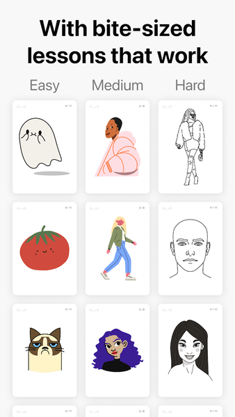 Learn how to draw - ArtWorkout - Image screenshot of android app