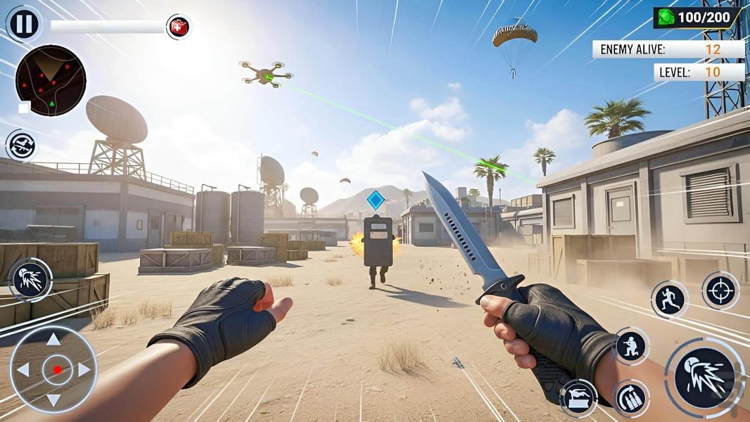 بازی تفنگی قرارگاه - عکس بازی موبایلی اندروید