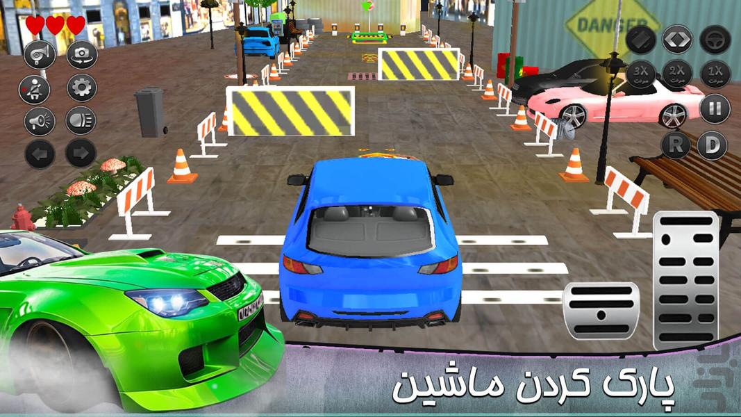 بازی ماشین سواری در بزرگ راه - Gameplay image of android game