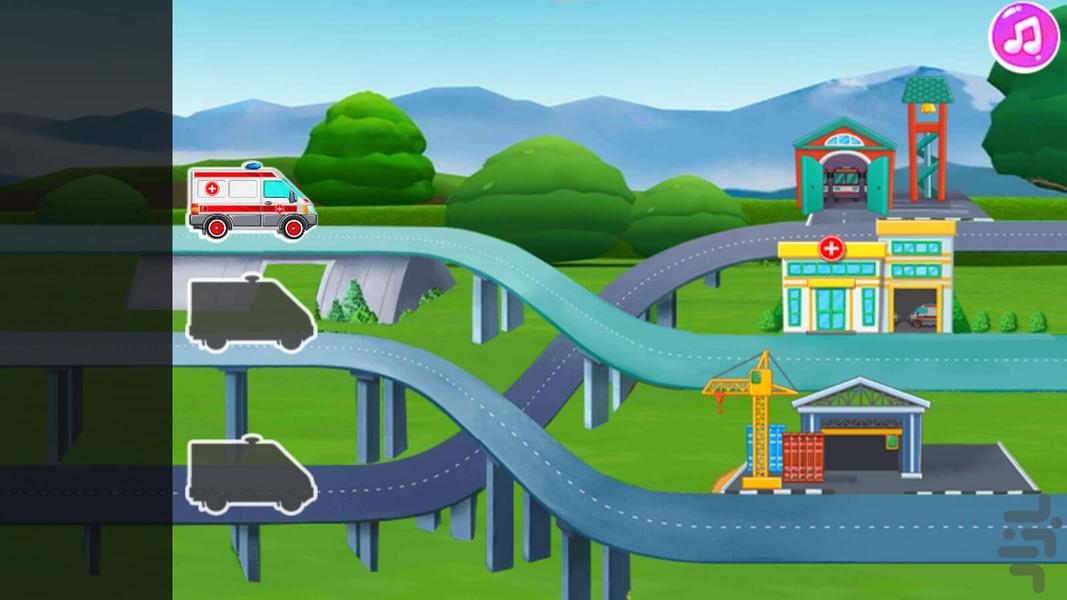 بازی ماشین کودکان - عکس بازی موبایلی اندروید