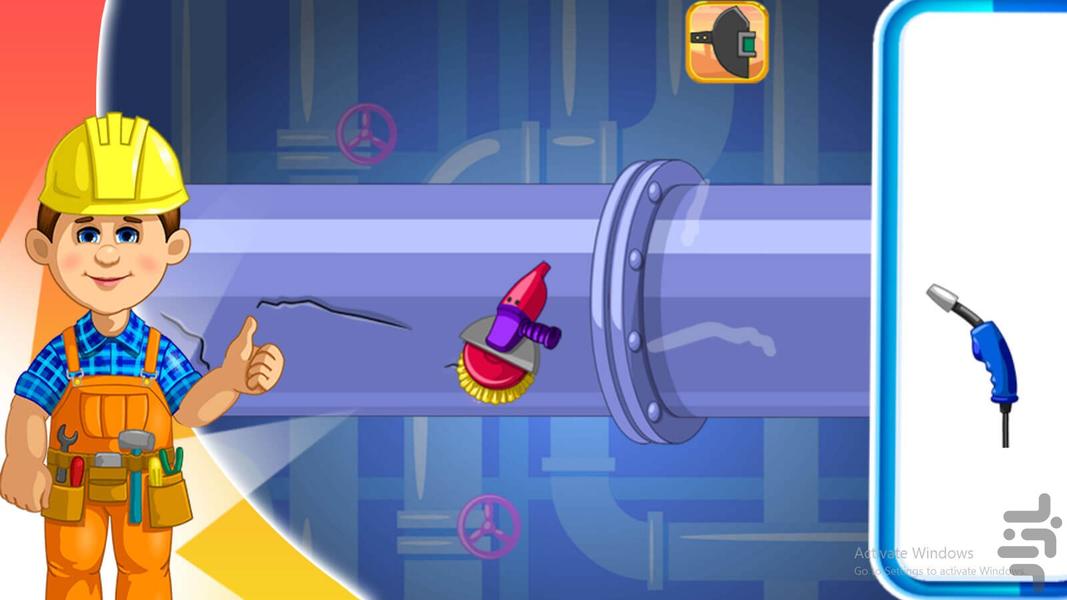 Engineer kid game - Gameplay image of android game