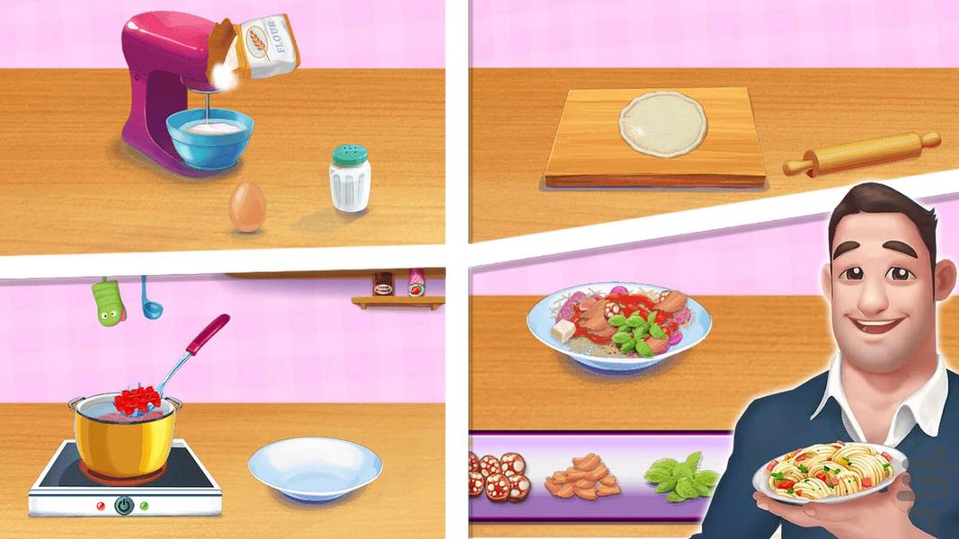 بازی خانه داری پدر - عکس بازی موبایلی اندروید