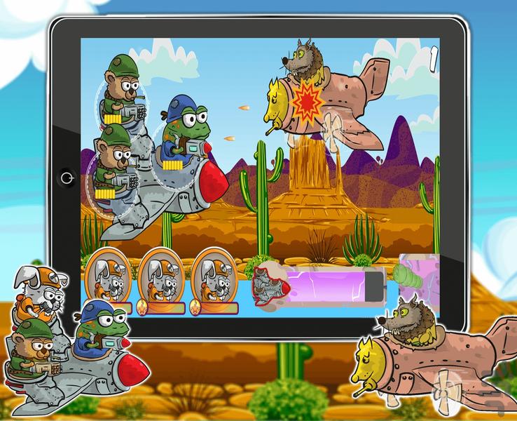 بازی جنگ هوایی - عکس بازی موبایلی اندروید