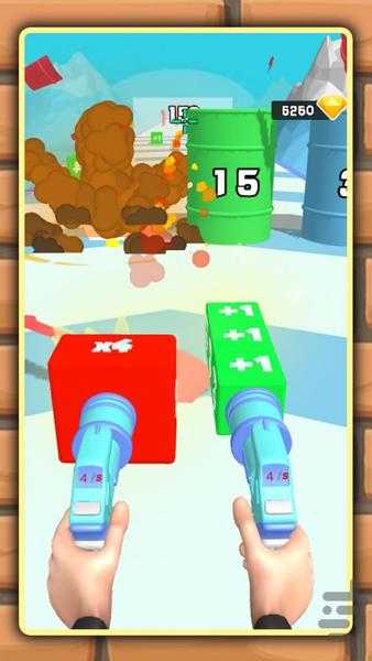 Gun War Game - Gameplay image of android game