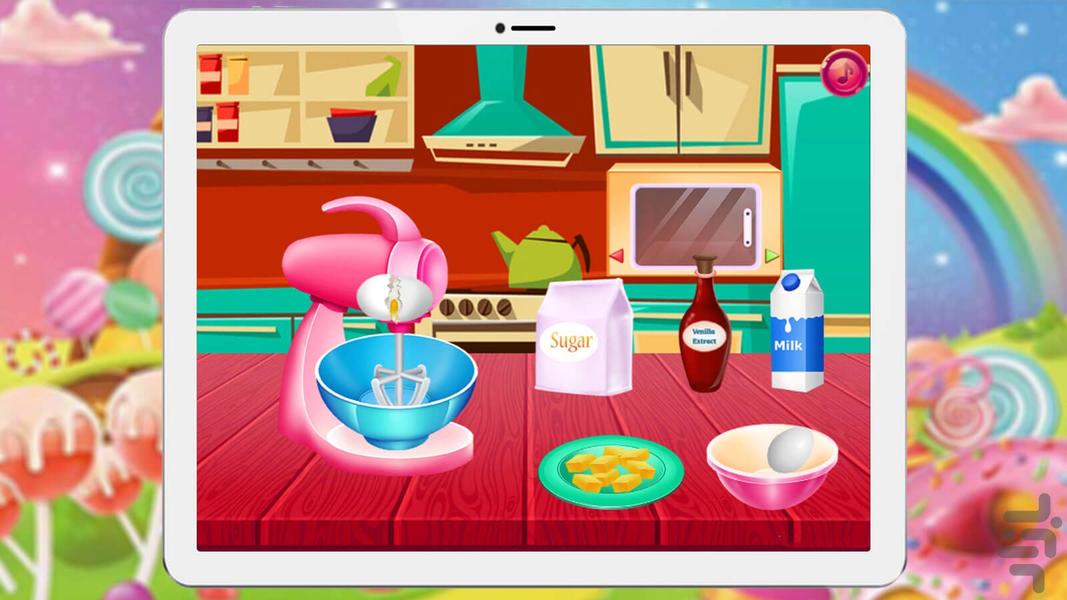 بازی بستنی سازی - عکس بازی موبایلی اندروید