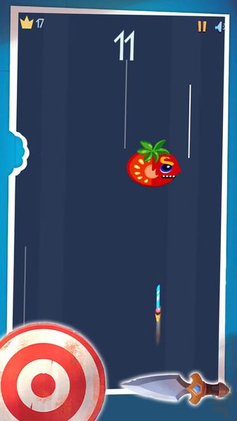 چاقو بازی - Gameplay image of android game