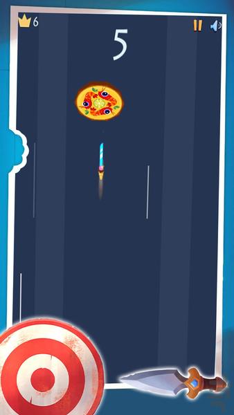 چاقو بازی - Gameplay image of android game