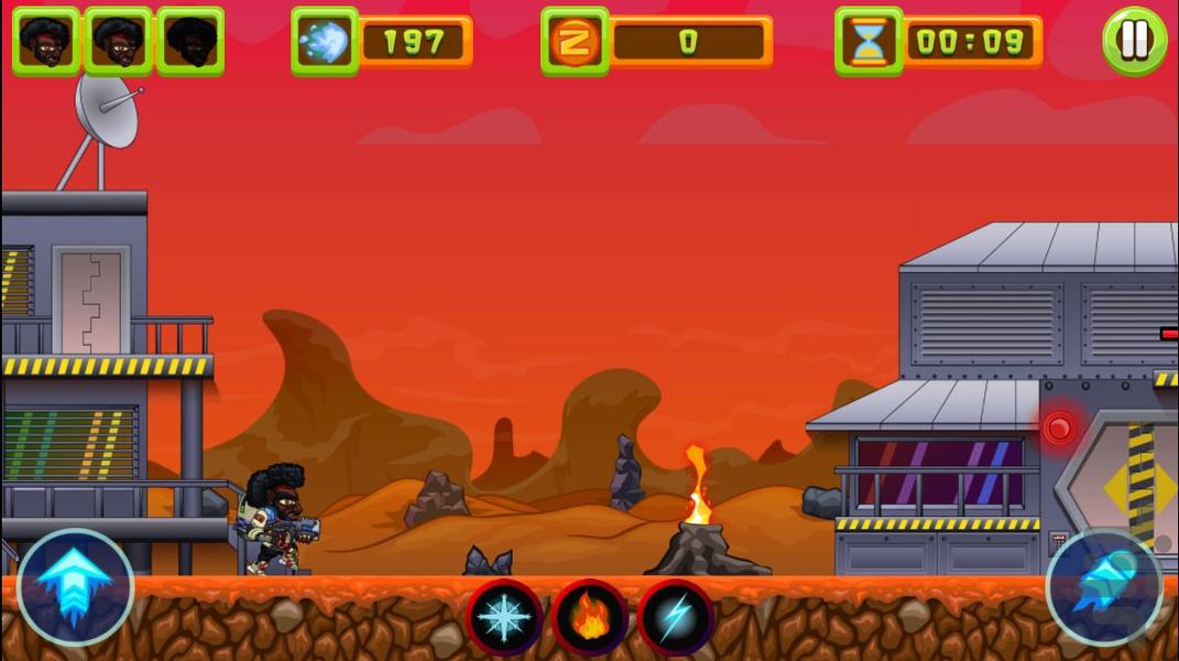 Commando Adventure - Gameplay image of android game