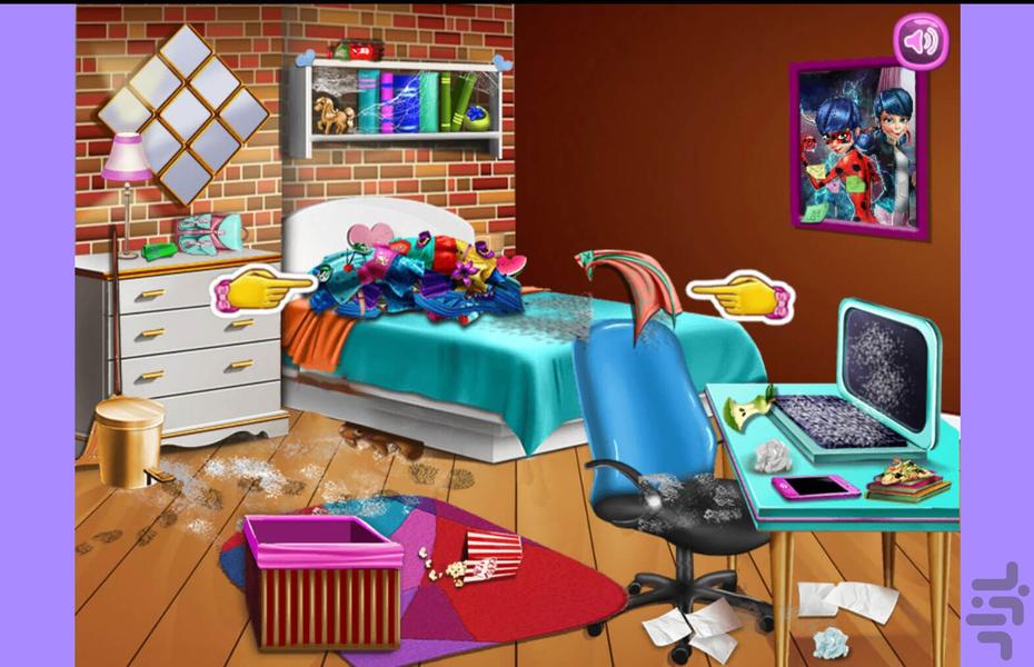 Ladybug Bed Room - Gameplay image of android game