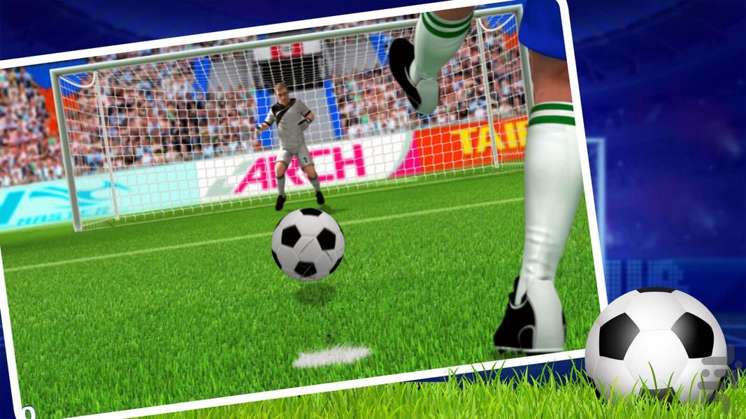 Penalty game - Gameplay image of android game