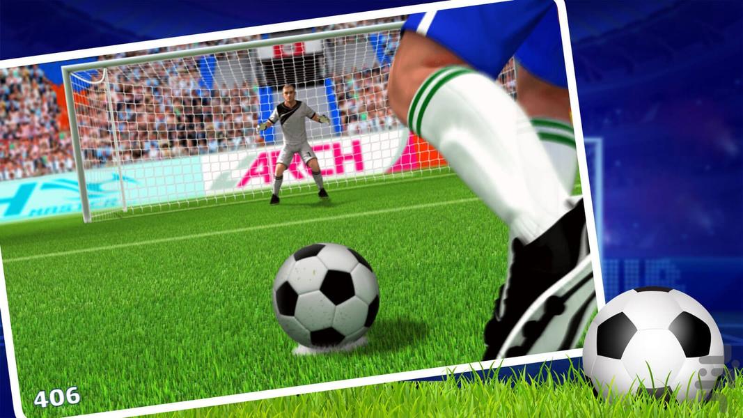 Penalty game - Gameplay image of android game