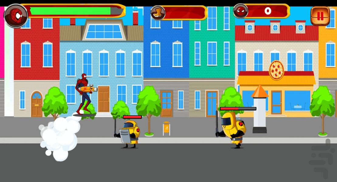 بازی مرد عنکبوتی محافظ شهر - عکس بازی موبایلی اندروید