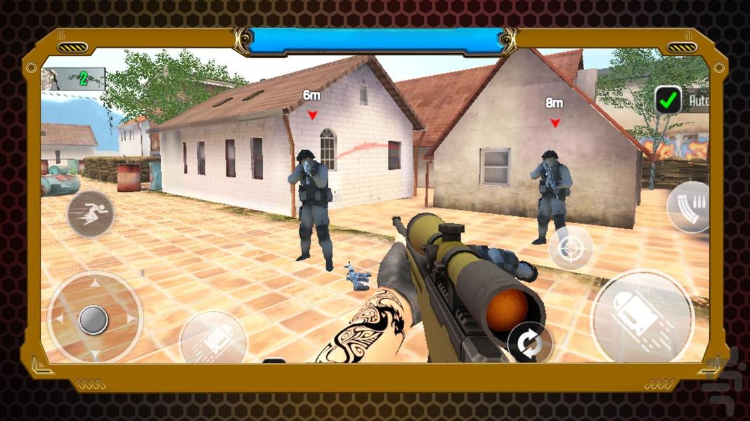 بازی تفنگی گروه ضربت - Gameplay image of android game