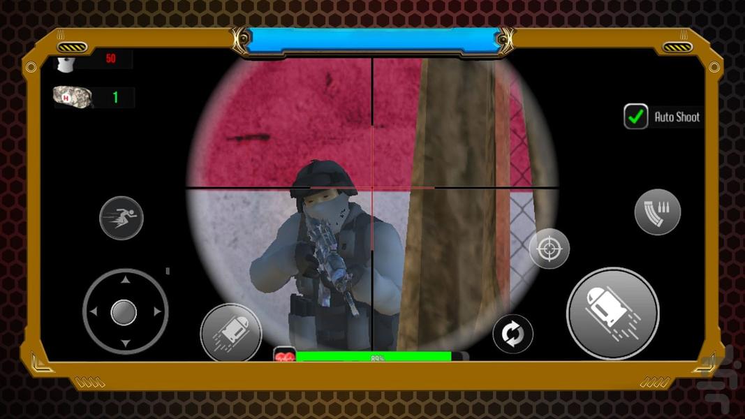 بازی تفنگی گروه ضربت - Gameplay image of android game
