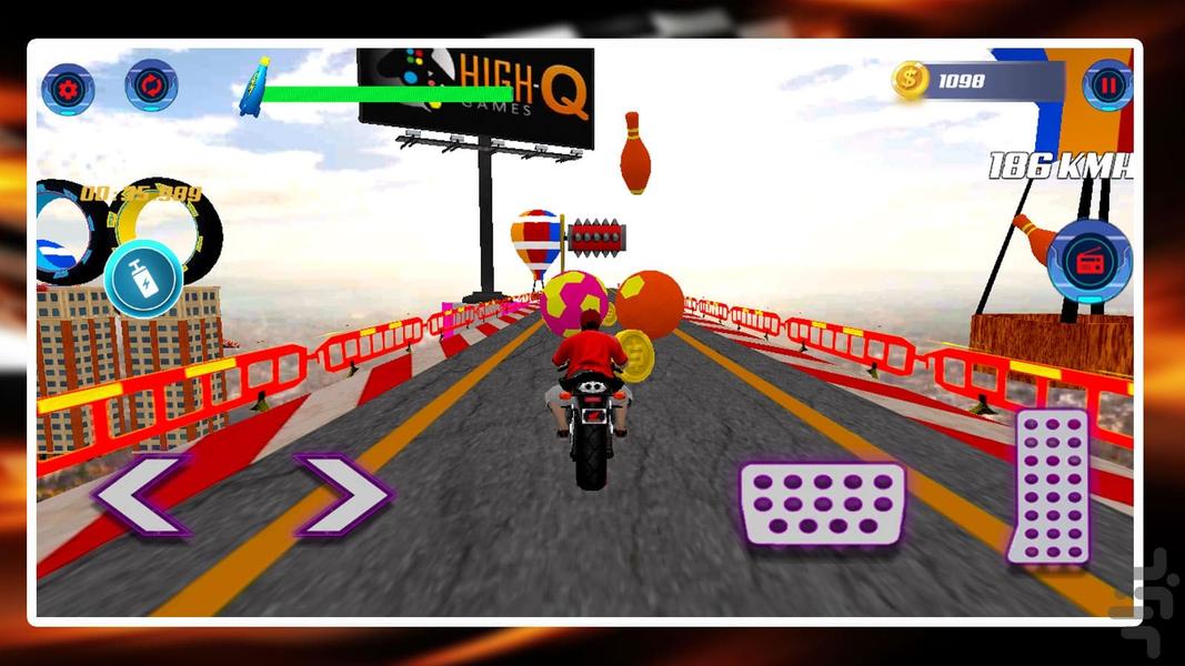 Thrilling motor game - Gameplay image of android game