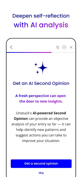 Unstuck: CBT Therapy Journal - عکس برنامه موبایلی اندروید